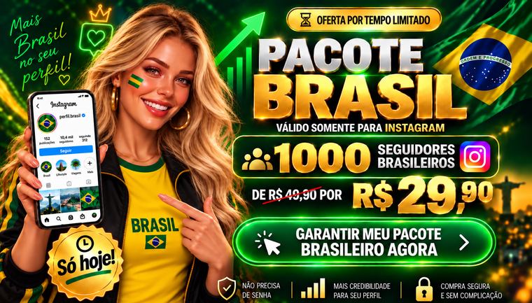 PACOTE INSTAGRAM BRASIL